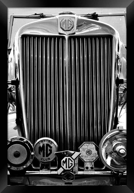 MG Classic Sports Motor Car Framed Print by Andy Evans Photos