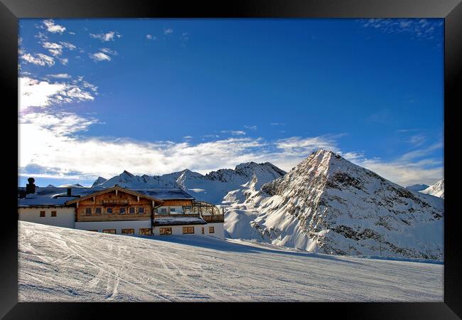 Obergurgl Hochgurgl Tirol Austrian Alps Austria Framed Print by Andy Evans Photos