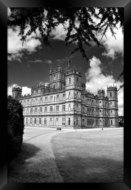 Highclere Castle Downton Abbey England K Framed Print by Andy Evans Photos