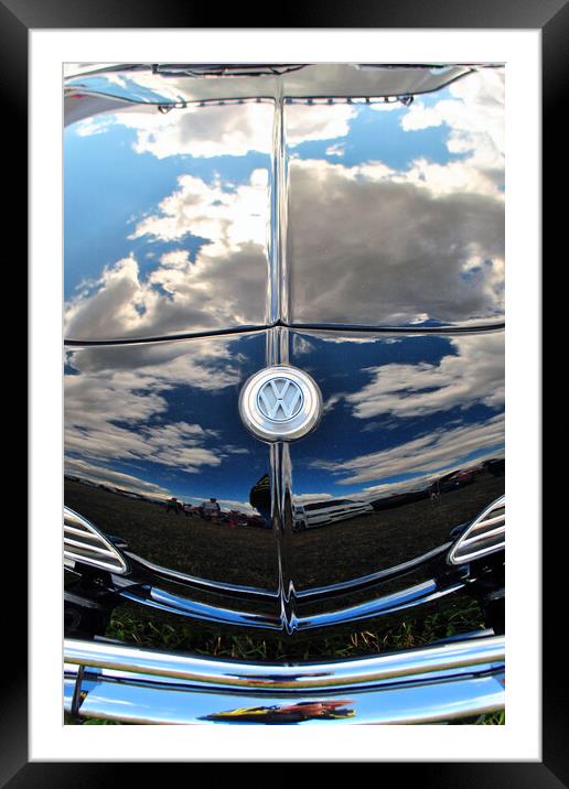 Volkswagen Karmann Ghia Motor Car Framed Mounted Print by Andy Evans Photos