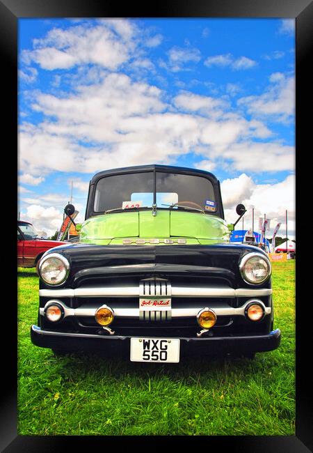 Dodge Pick Up Truck Station Wagon Framed Print by Andy Evans Photos