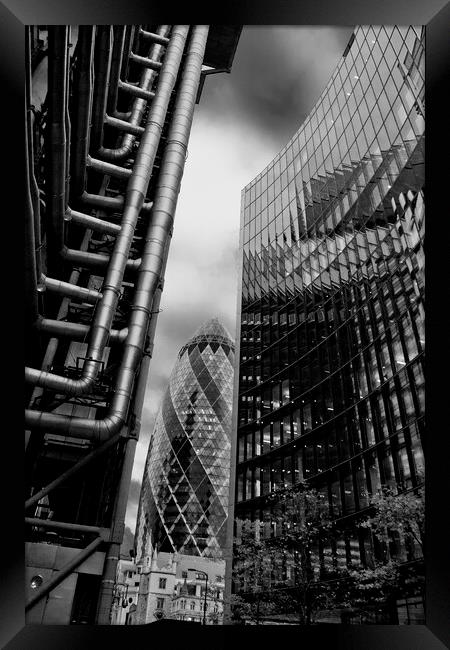 Towering over the Banking District Framed Print by Andy Evans Photos