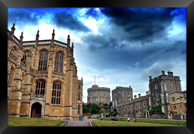 Windsor Castle Berkshire England UK Framed Print by Andy Evans Photos