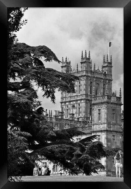 Highclere Castle Downton Abbey England United Kingdom Framed Print by Andy Evans Photos