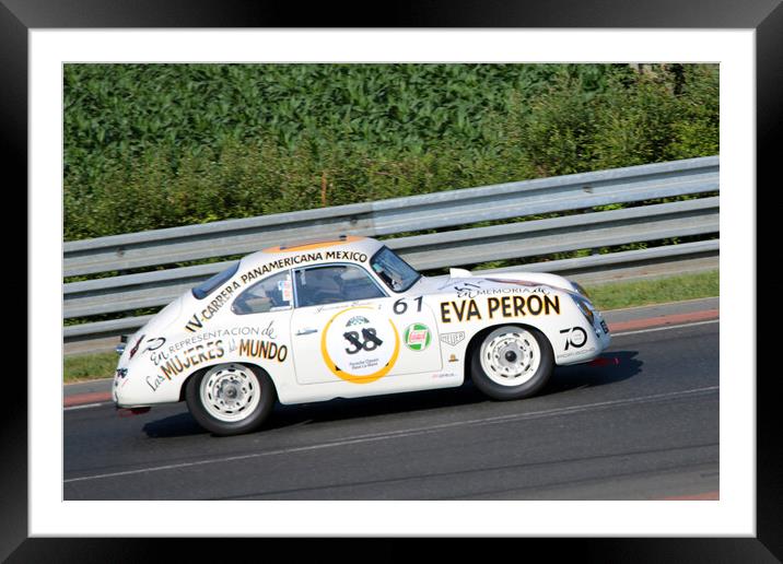 Porsche 356 Pre-A Sports Motor Car Framed Mounted Print by Andy Evans Photos