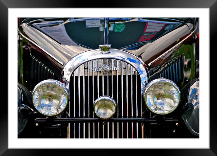 Morgan Classic Sports Car Framed Mounted Print by Andy Evans Photos