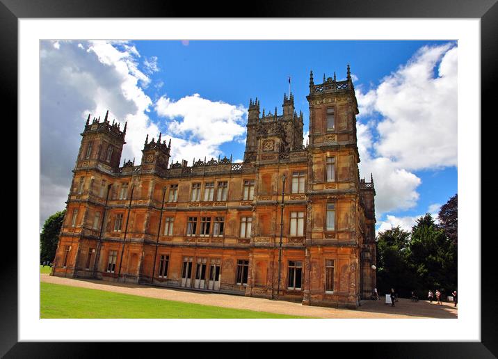 Majesty and History at Highclere Castle Framed Mounted Print by Andy Evans Photos