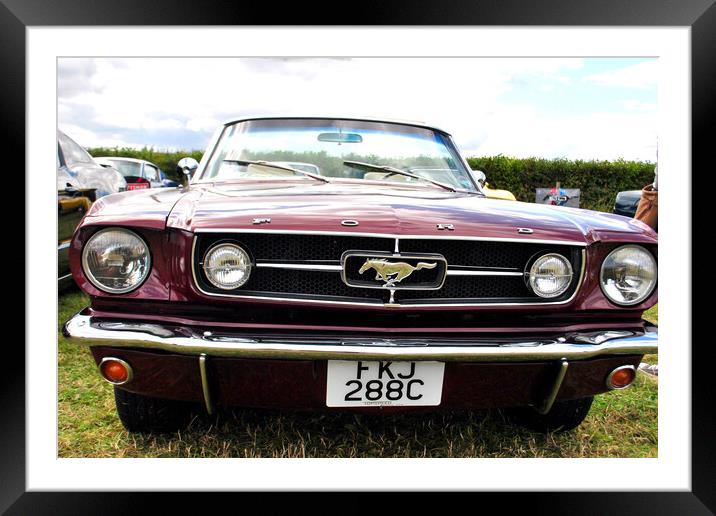 Iconic American Muscle Car Framed Mounted Print by Andy Evans Photos