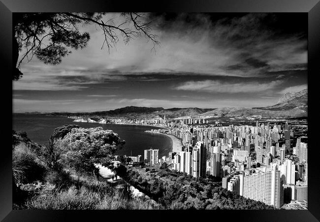 Majestic City of Benidorm Framed Print by Andy Evans Photos