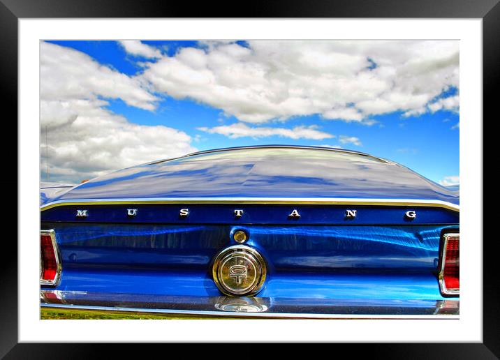 The Timeless Classic Mustang Framed Mounted Print by Andy Evans Photos