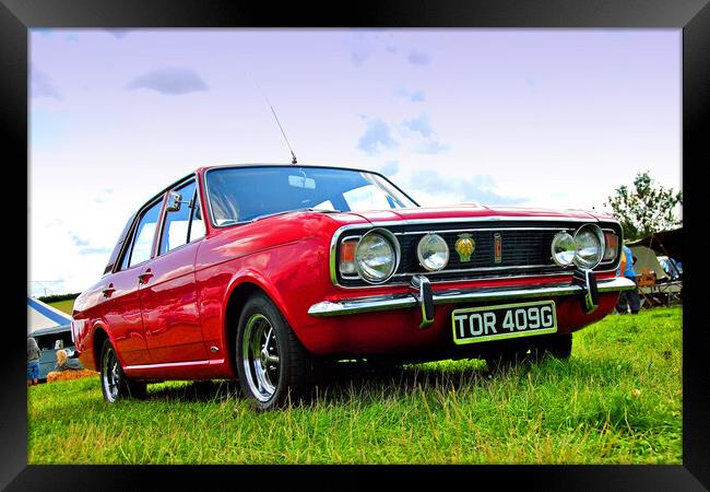 Ford Cortina MK 2 Framed Print by Andy Evans Photos
