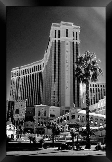 "A Captivating Oasis in Vegas" Framed Print by Andy Evans Photos
