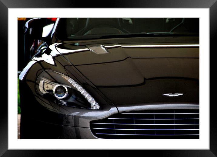 Aston Martin Sports Motor Car Framed Mounted Print by Andy Evans Photos