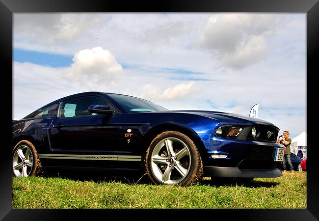 Ford Mustang GT Sports Motor Car Framed Print by Andy Evans Photos