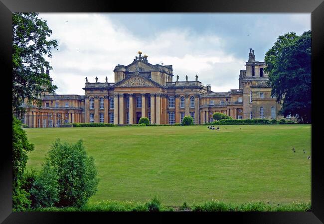 Grounds of Blenheim Palace Woodstock Oxfordshire England UK Framed Print by Andy Evans Photos