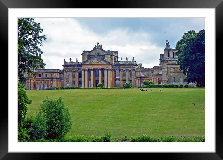 Grounds of Blenheim Palace Woodstock Oxfordshire England UK Framed Mounted Print by Andy Evans Photos