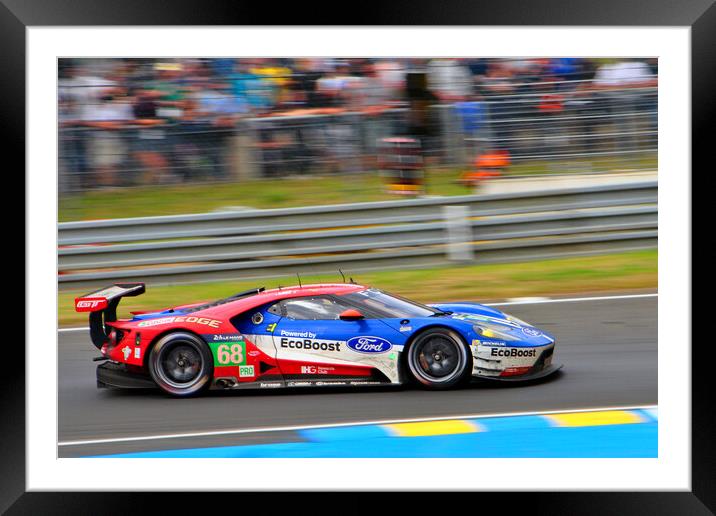 Ford GT Sports Motor Car Framed Mounted Print by Andy Evans Photos