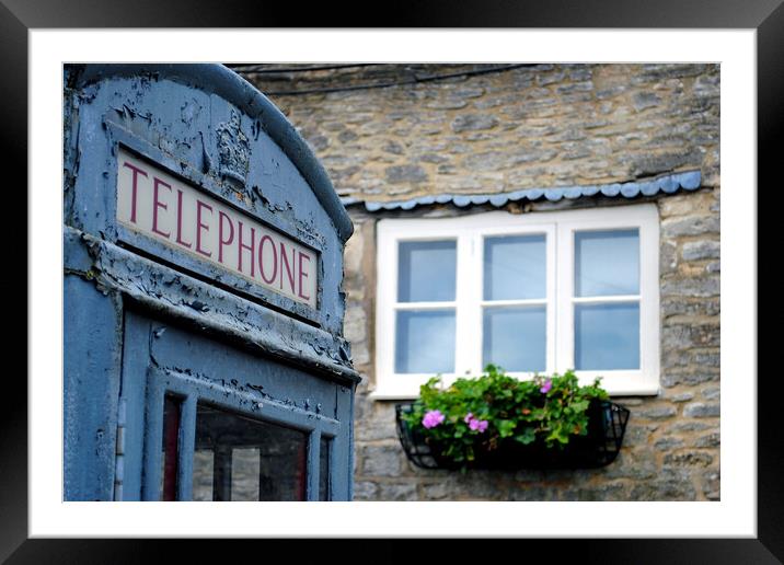 Cotswolds Cottage Tetbury Gloucestershire England Framed Mounted Print by Andy Evans Photos