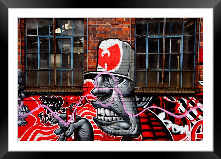 Street Art Graffiti Digbeth Birmingham UK Framed Mounted Print by Andy Evans Photos