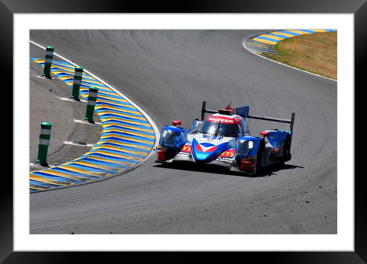 Oreca 07-Gibson Sports Motor Car Framed Mounted Print by Andy Evans Photos