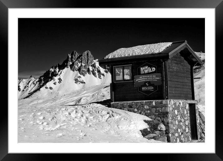 Meribel Mottaret 3 Valleys French Alps France Framed Mounted Print by Andy Evans Photos