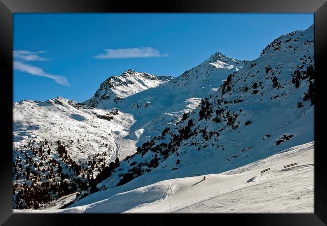 Serenity of the French Alps Framed Print by Andy Evans Photos