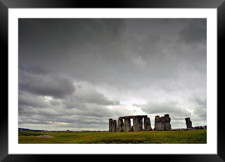 Stonehenge UNESCO World Heritage Site Wiltshire Framed Mounted Print by Andy Evans Photos