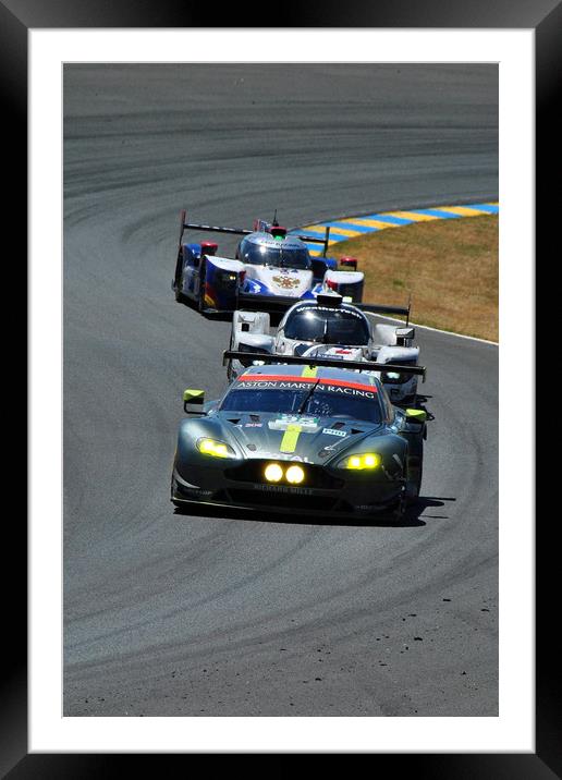 Aston Martin Vantage sports motor car Framed Mounted Print by Andy Evans Photos