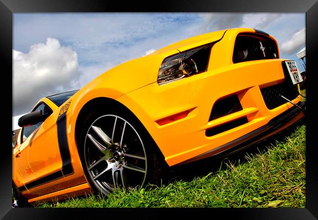 Ford Mustang Sports Motor Car Framed Print by Andy Evans Photos