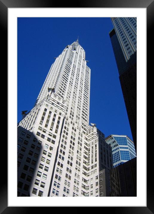 Chrysler Building New York City America Framed Mounted Print by Andy Evans Photos