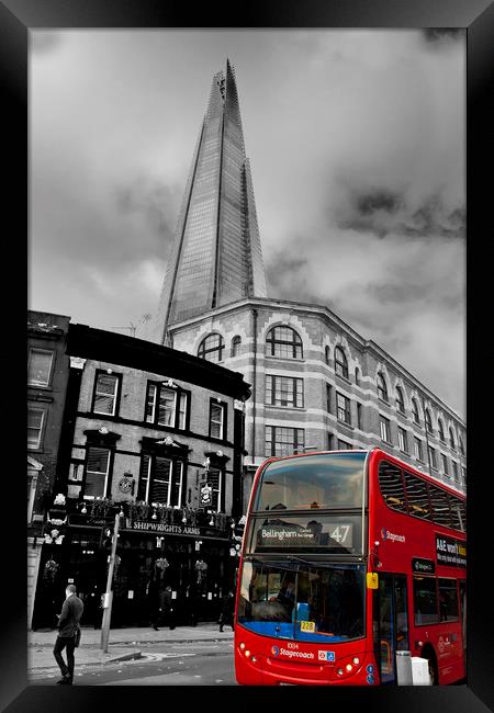 The Shard London Bridge Tower England Framed Print by Andy Evans Photos