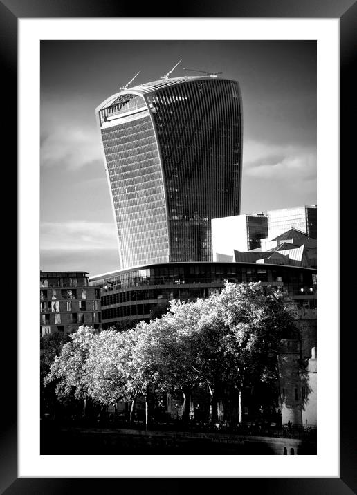 20 Fenchurch Street Walkie-Talkie Building Framed Mounted Print by Andy Evans Photos