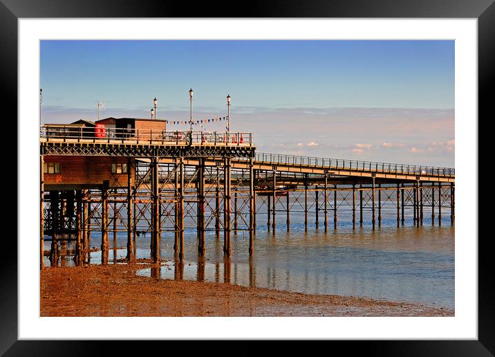 Southend Pier and Beach Essex Framed Mounted Print by Andy Evans Photos