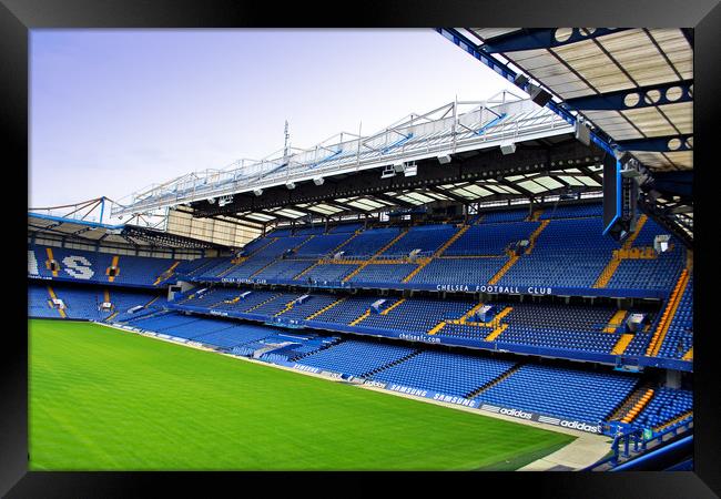 Stamford Bridge East Stand Framed Print by Andy Evans Photos