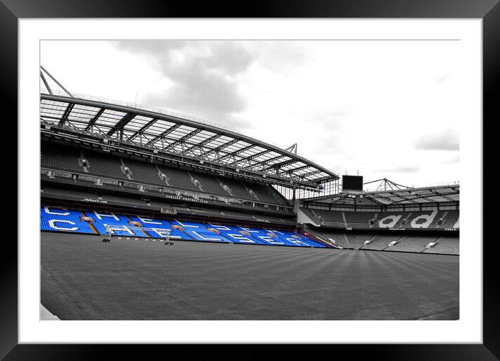 Chelsea Stamford Bridge West Stand Framed Mounted Print by Andy Evans Photos