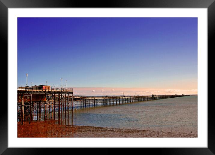 Southend on Sea Pier Essex England Framed Mounted Print by Andy Evans Photos