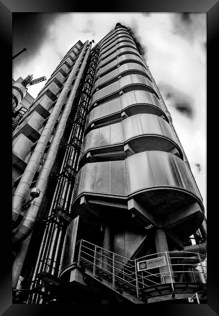 Lloyds Of London Building England Framed Print by Andy Evans Photos