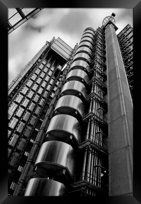 Lloyds Of London Building England Framed Print by Andy Evans Photos