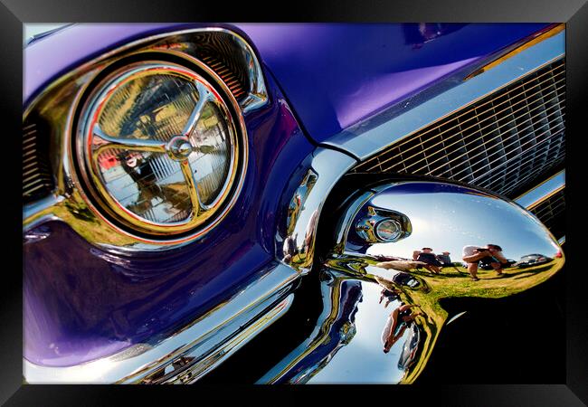 The Iconic 1956 Cadillac Eldorado Biarritz Framed Print by Andy Evans Photos