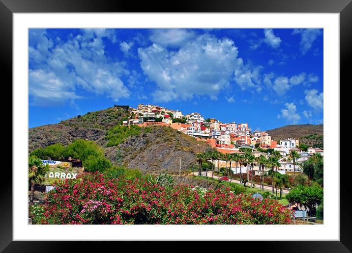 Torrox Costa Del Sol Andalusia Spain Framed Mounted Print by Andy Evans Photos
