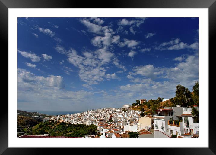 Torrox Costa Del Sol Andalusia Spain Framed Mounted Print by Andy Evans Photos