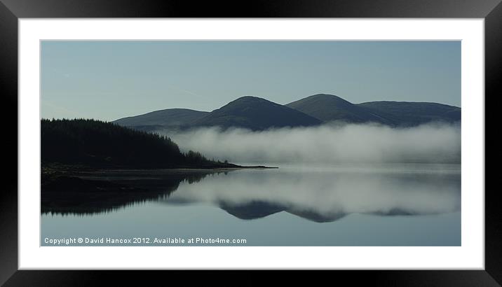 Doon The Loch Framed Mounted Print by David Hancox