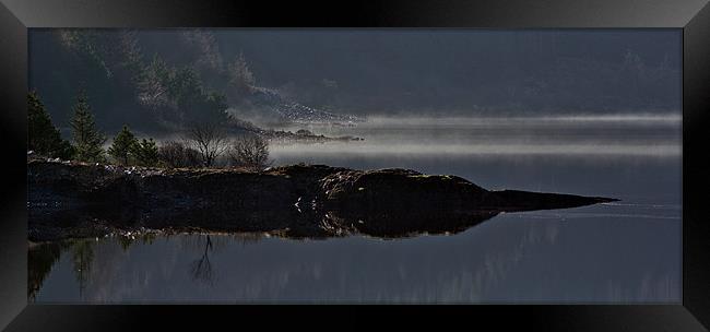 Serentity At Loch Doon Framed Print by David Hancox