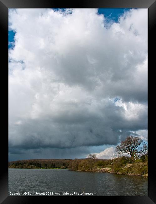 Gust Front Framed Print by Sam Jowett