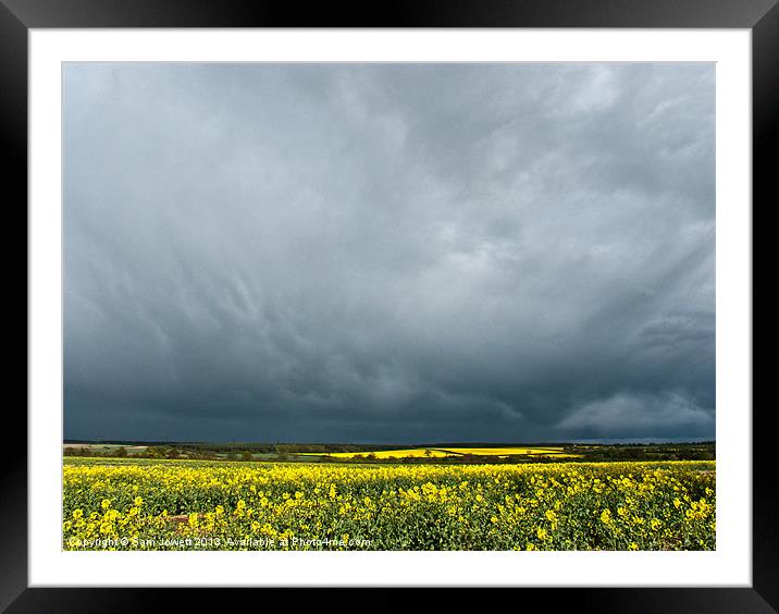 Clearing Storm Framed Mounted Print by Sam Jowett