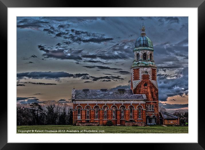 Royal Victoria Chapel Framed Mounted Print by Robert Chadwick