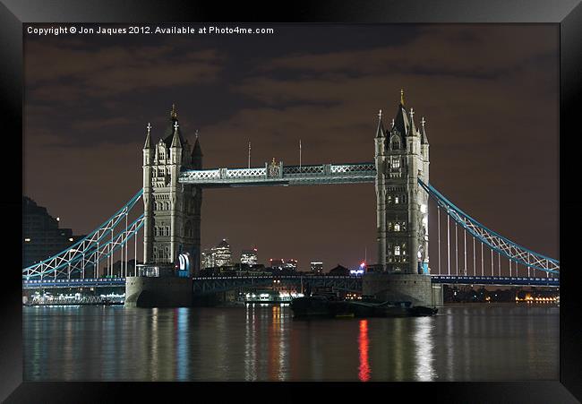 Tower Bridge Framed Print by Jon Jaques