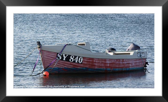 Afloat Framed Mounted Print by Jennifer Henderson