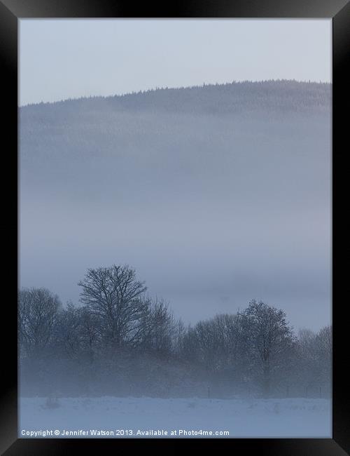 Winter Mist 2 Framed Print by Jennifer Henderson