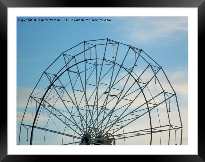 The Aberdeen Eye Framed Mounted Print by Jennifer Henderson